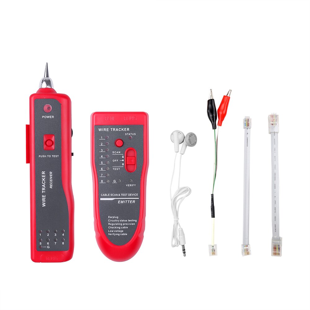

Кабельный тестер KEBETEME для UTP RJ45