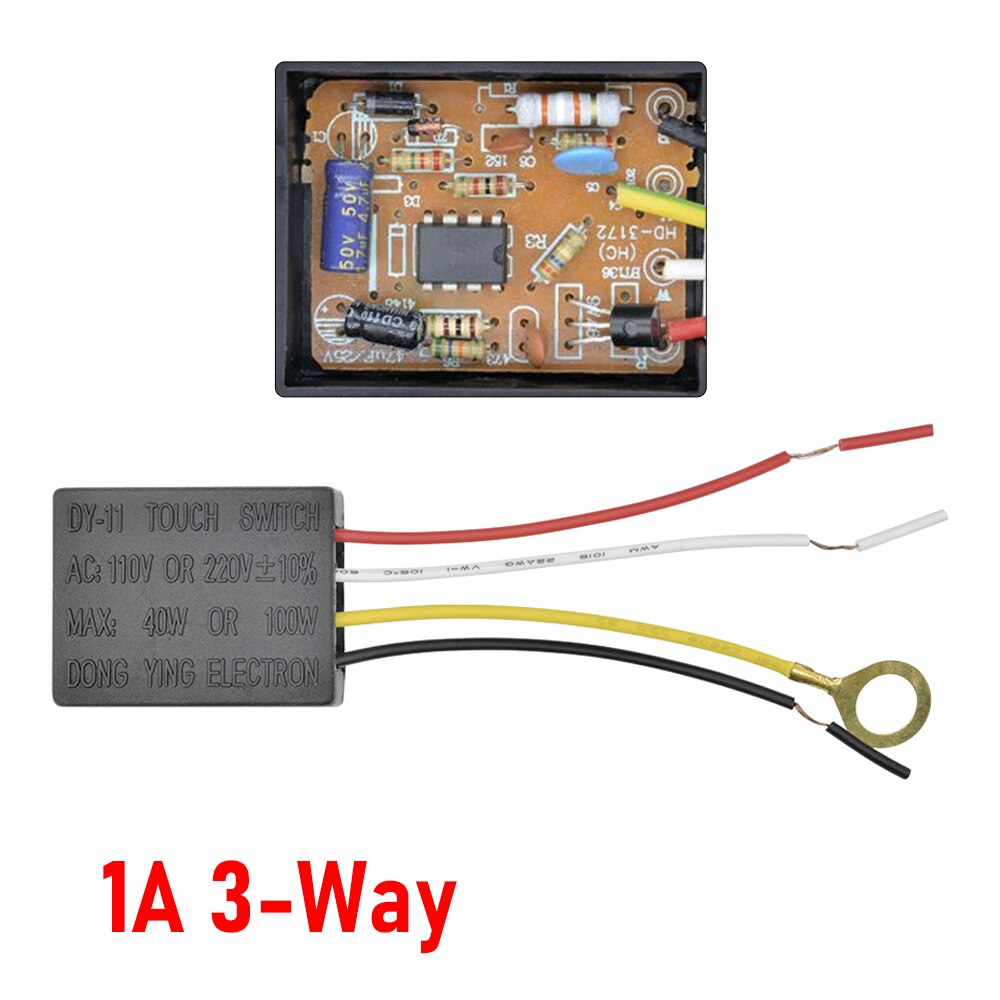 

Сенсорный сенсорный переключатель 3A 4Way 3A 1Way 1A 3Way 1A 1Way AC220V Настольный светильник Сенсорный датчик управления Диммер для лампочек Ремонт выключателя лампы