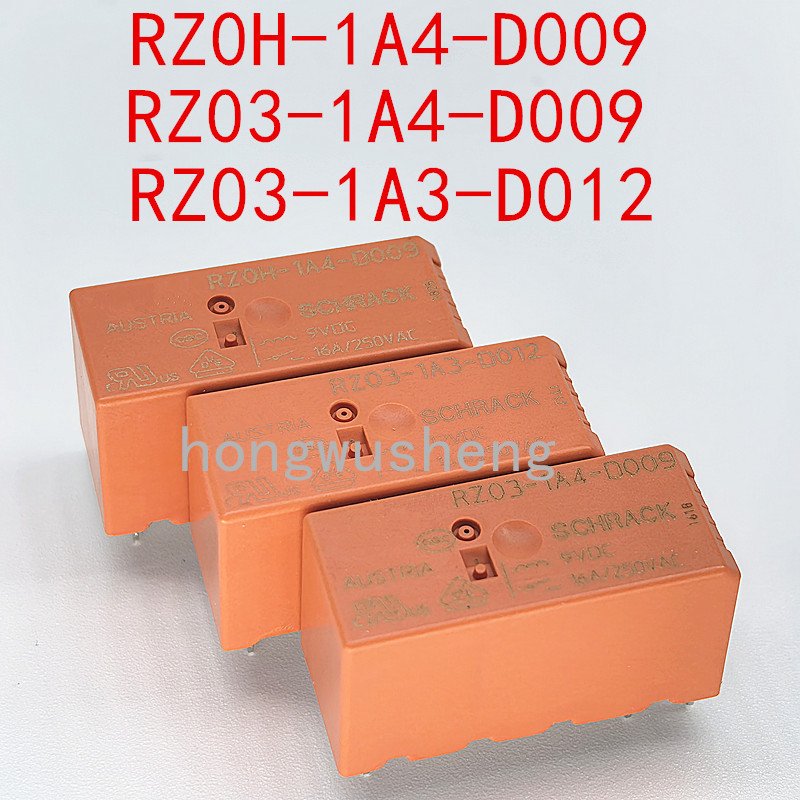 

100% новый 1 шт. RZ0H-1A4-D009 9 В RZ03-1A4-D009 9 В RZ03-1A3-D012 12 В реле 16 А 6 контактов