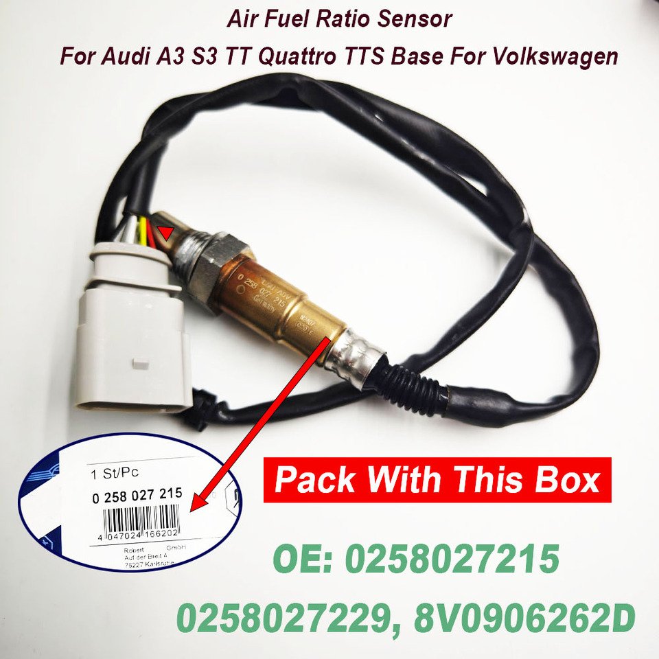 

Кислородный датчик O2 Lambda 0258027215, 0258027229 8V0906262D для Audi A3 S3 TT Quattro Base Volkswagen Skoda VW