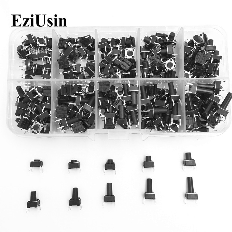 

Набор переключателей EziUsin 6*6 10 шт