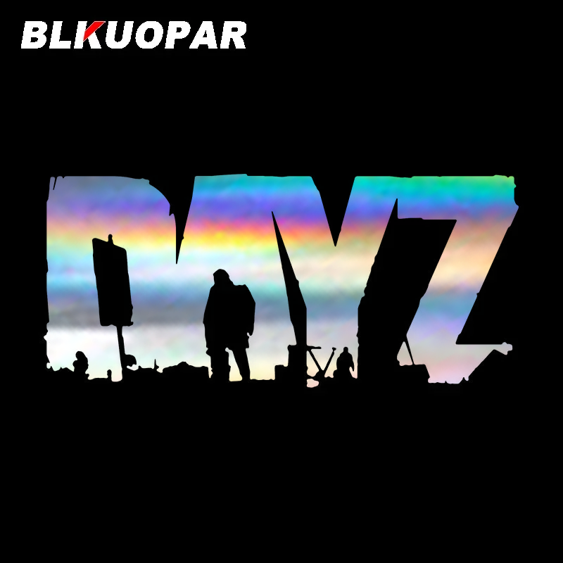 

BLKUOPAR DayZ Zombie Survival Game Logo Автомобильные наклейки знак Наклейка Водонепроницаемая высечка для ноутбука Лобовое стекло Стайлинг автомобиля