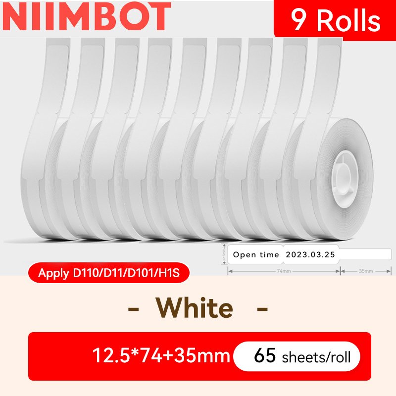 

Цветные этикетки для кабеля Niimbot D11 D110 D101 H1S