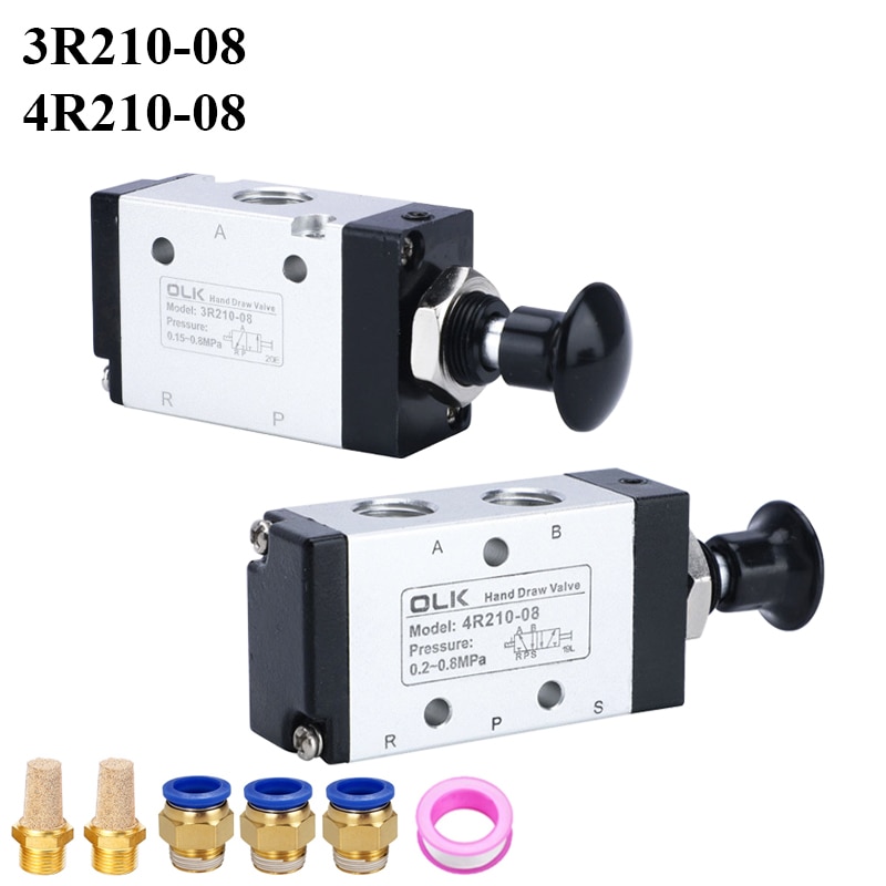 

Пневматический ручной клапан 3R210-08 4R210-08