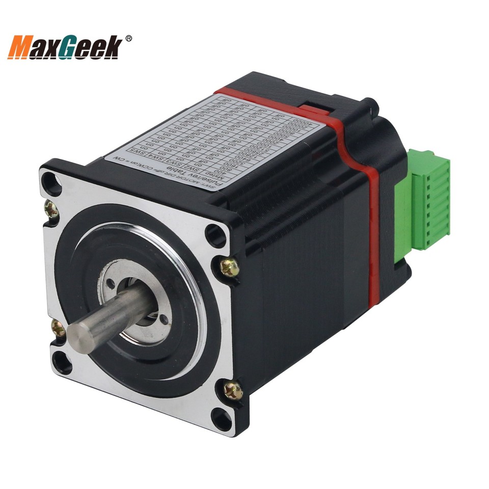 

Интегрированный шаговый двигатель Maxgeek 57-56 Nema 23 с замкнутым циклом, шаговый двигатель и драйвер в одном для станков с ЧПУ