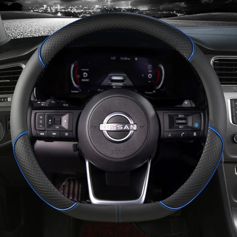 

Автомобильный чехол на руль для Nissan X-Trail Qashqai March Serena Micra Kicks 2017-2019 2023, Altima Teana 2019, автоаксессуары