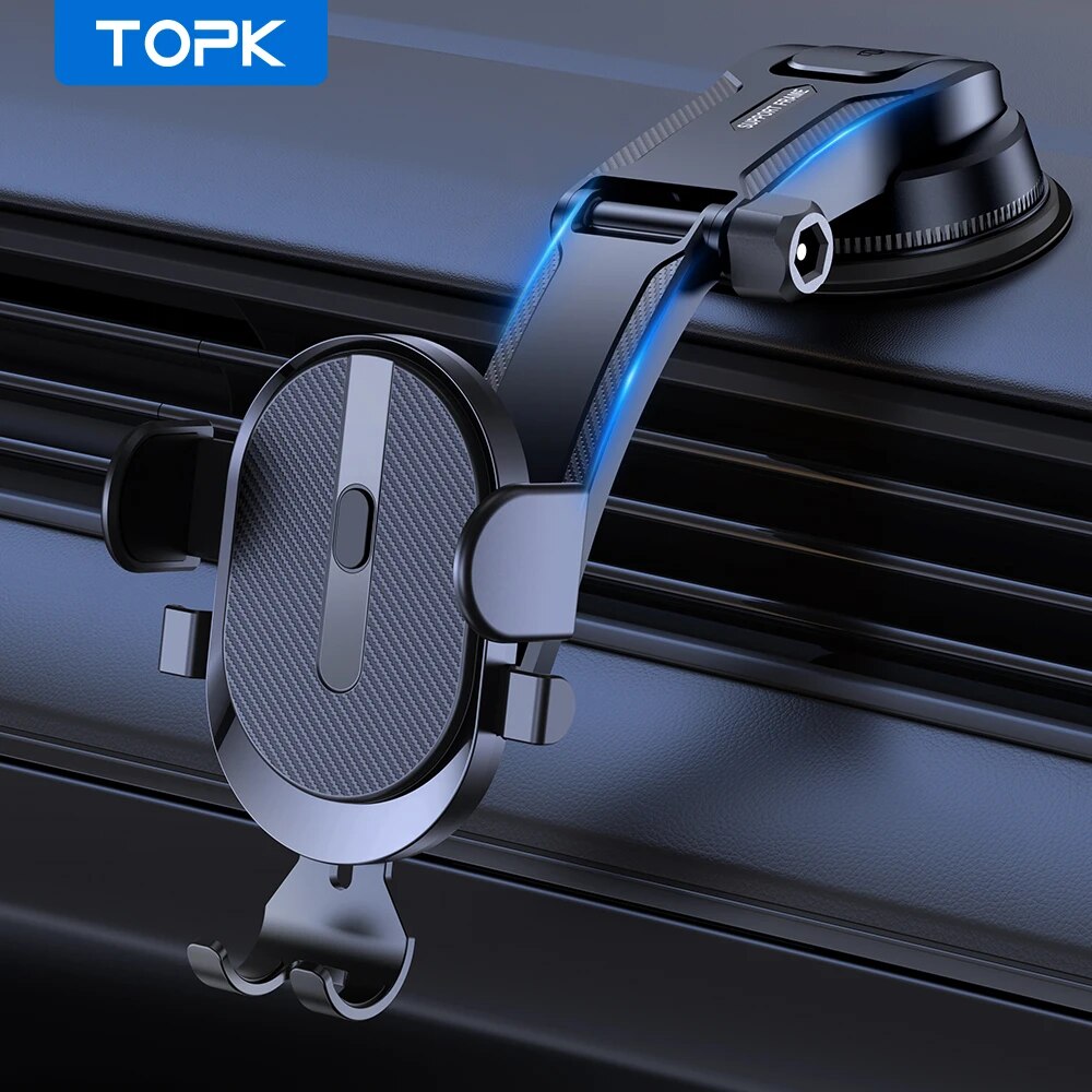 

Универсальный Автомобильный Держатель Телефона TOPK, Гравитационная Подставка