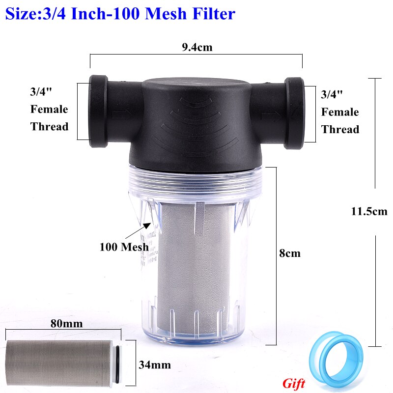 

Фильтр для воды SgooHan 1/2", 3/4", 1"