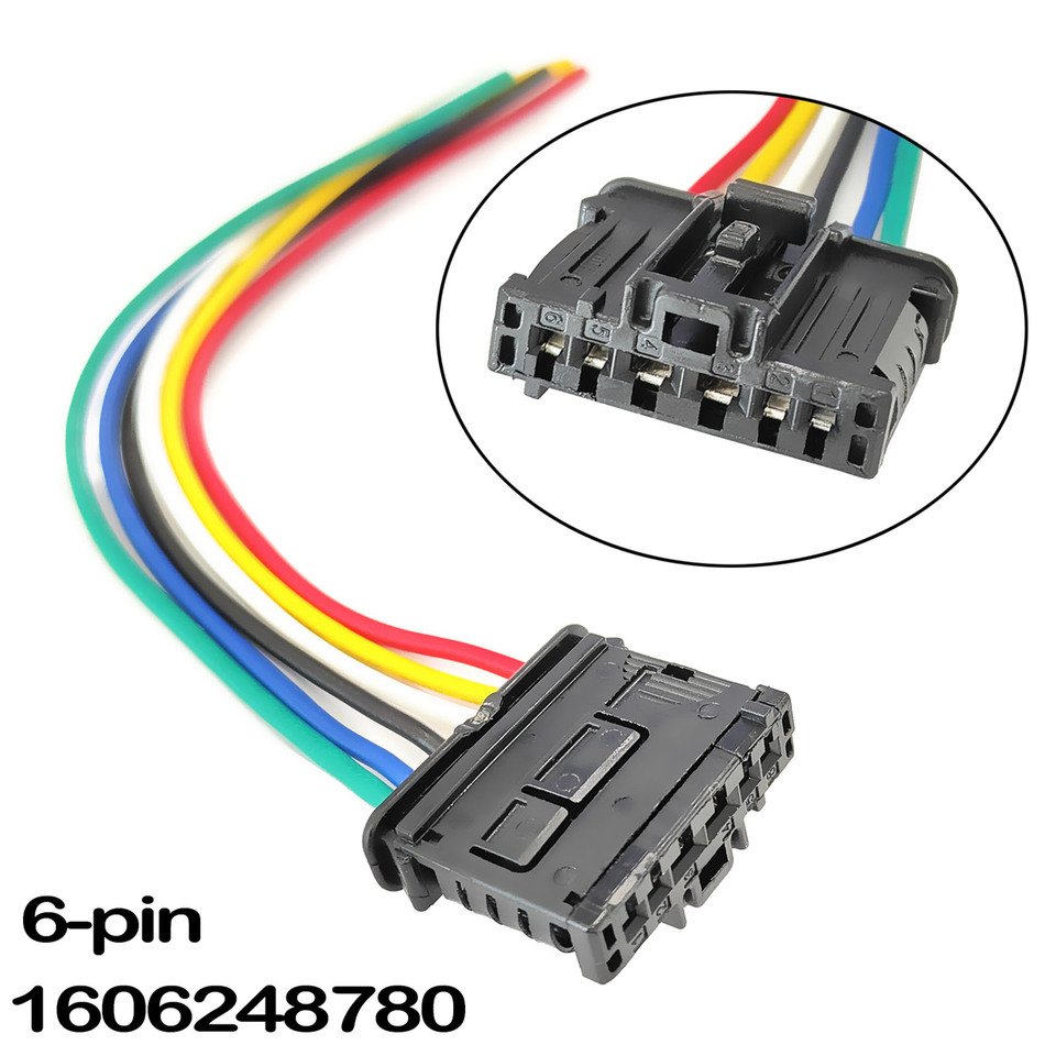 

Для PEUGEOT 206 207 208 301 307 308 508 1007 2008 EXPERT PARTNER задний фонарь 6-контактный разъем с косичкой предварительно подключенная 1606248780