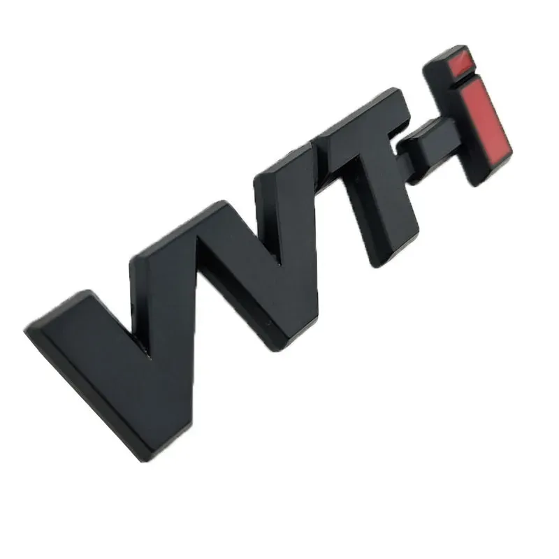 

Металлический сплав VVTi, логотип, хромированная серебряная полоса, наклейка на крыло автомобиля, боковая эмблема, значок для TOYOTA Camry COROLLA YARiS Ralink REIZ CROWN