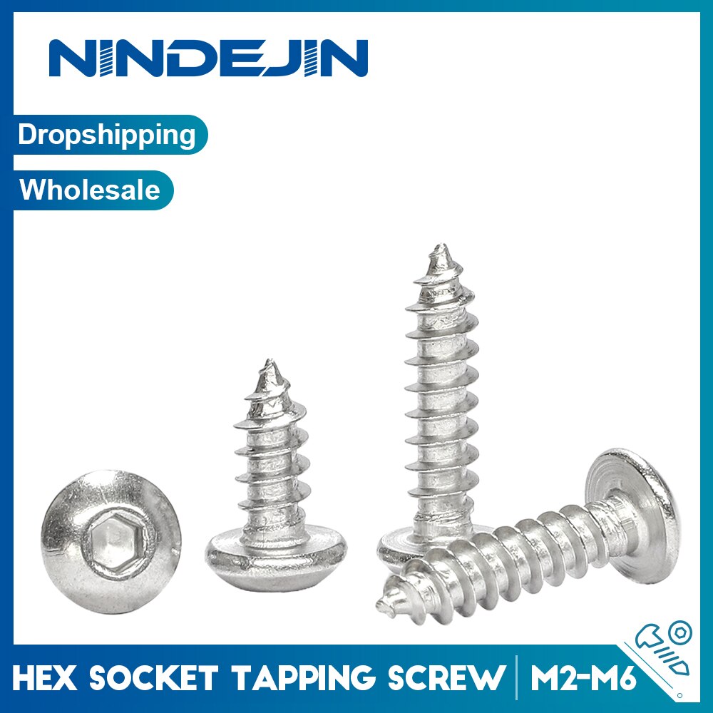 

NINDEJIN Саморезы из нержавеющей стали M2-M6