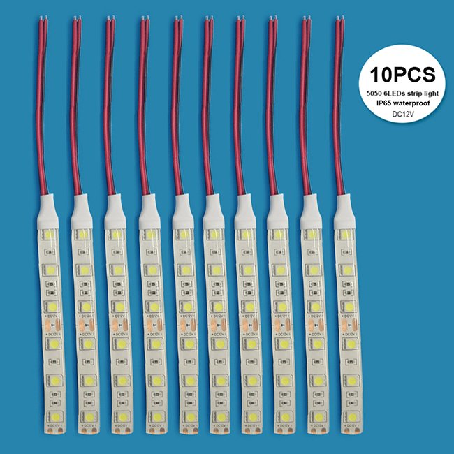 

DC12V 5050 светодиодная лента 10 см 6 светодиодов Светодиодная лента Гибкая световая лента Tira Лампа для домашнего декора Автомобильная лампа Красный Зеленый Синий Белый Желтый