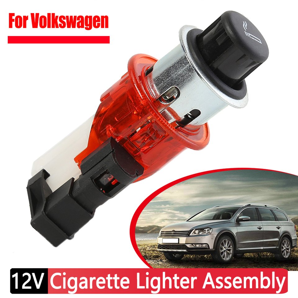 

1/2 шт. 12 В 3 контакта для VW Golf Passat SKODA Octavia SEAT Ibiza Jetta Caddy SKODA Fabia прикуриватель гнездо в сборе ﻿