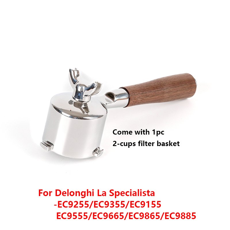 

Портафильтр для кофе с двойным носиком 51 мм для Delonghi La Specialista EC9155 EC9255 EC9335 EC9355 EC9665 EC9865 аксессуары для кофе