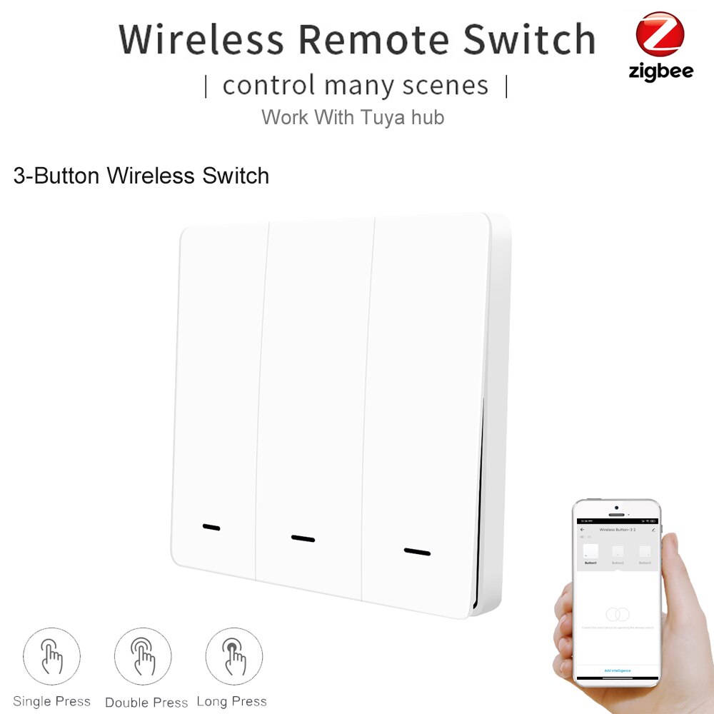 

Беспроводной умный выключатель YSRSAI Tuya ZigBee 1-3 клавиши