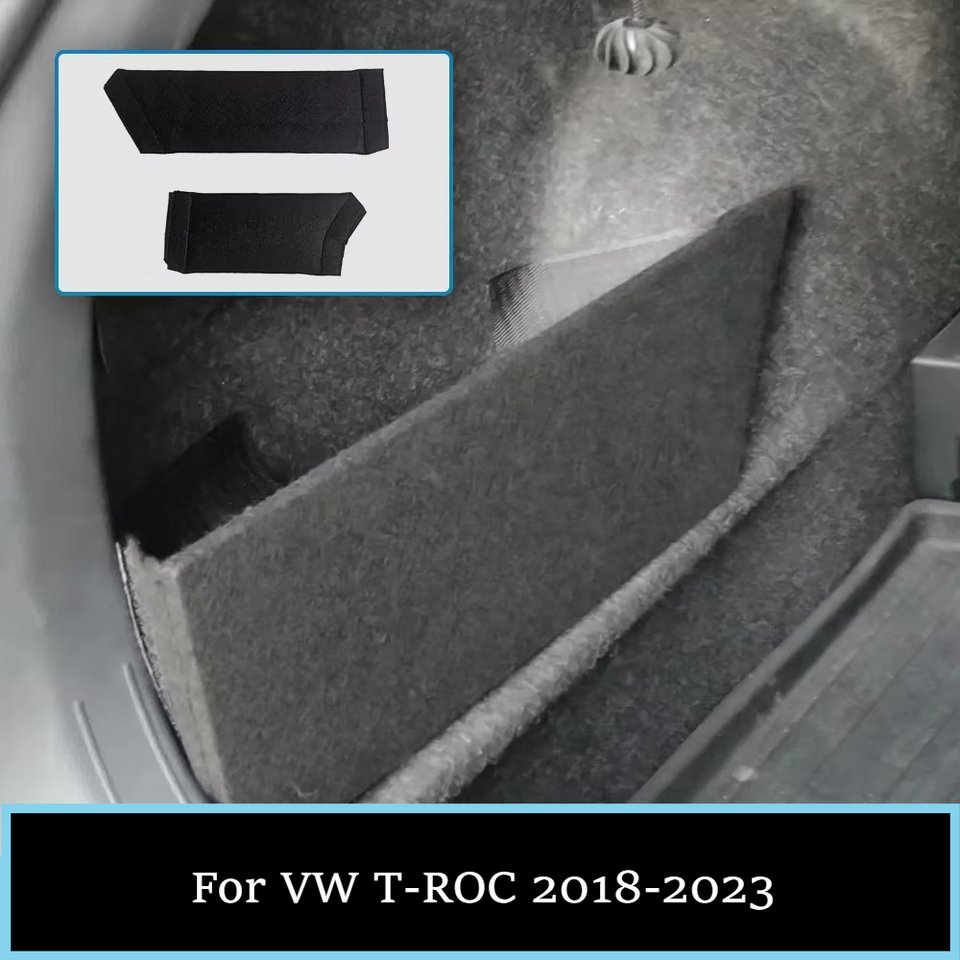 

Органайзер для хранения бокового багажника для VW Volkswagen T-ROC 2018-2023, автомобильные аксессуары, фланелевая автодоска, перегородка, перегородка, пластина, доска