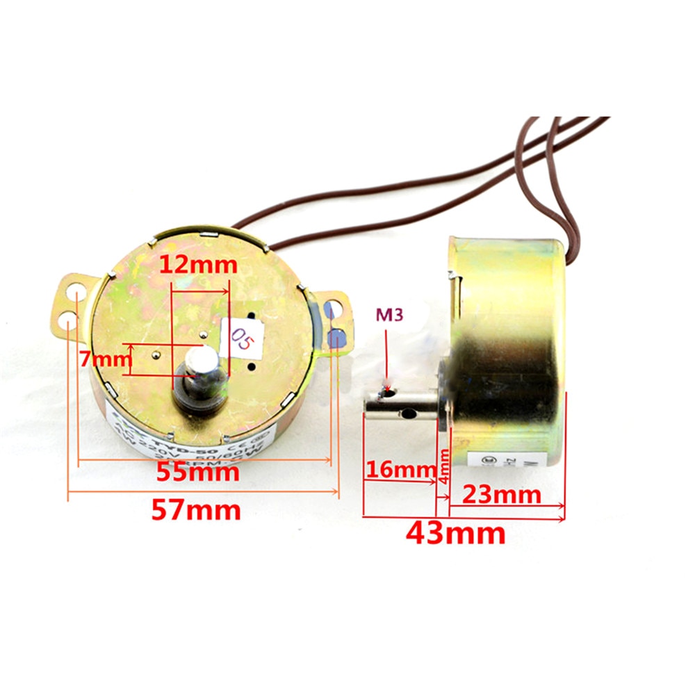 

Блок питания для TYD-50 AC 220V-240V 50RPM 4W 50/60Hz