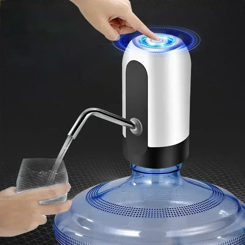 

Насос для бутылки с водой, зарядка через USB, автоматический электрический диспенсер для воды, насос для бутылки с водой, автоматический переключатель, диспенсер для питья