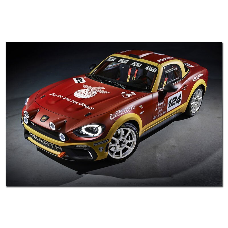 

Настенные постеры Fiat Abarth 124 Spider WONYANZE