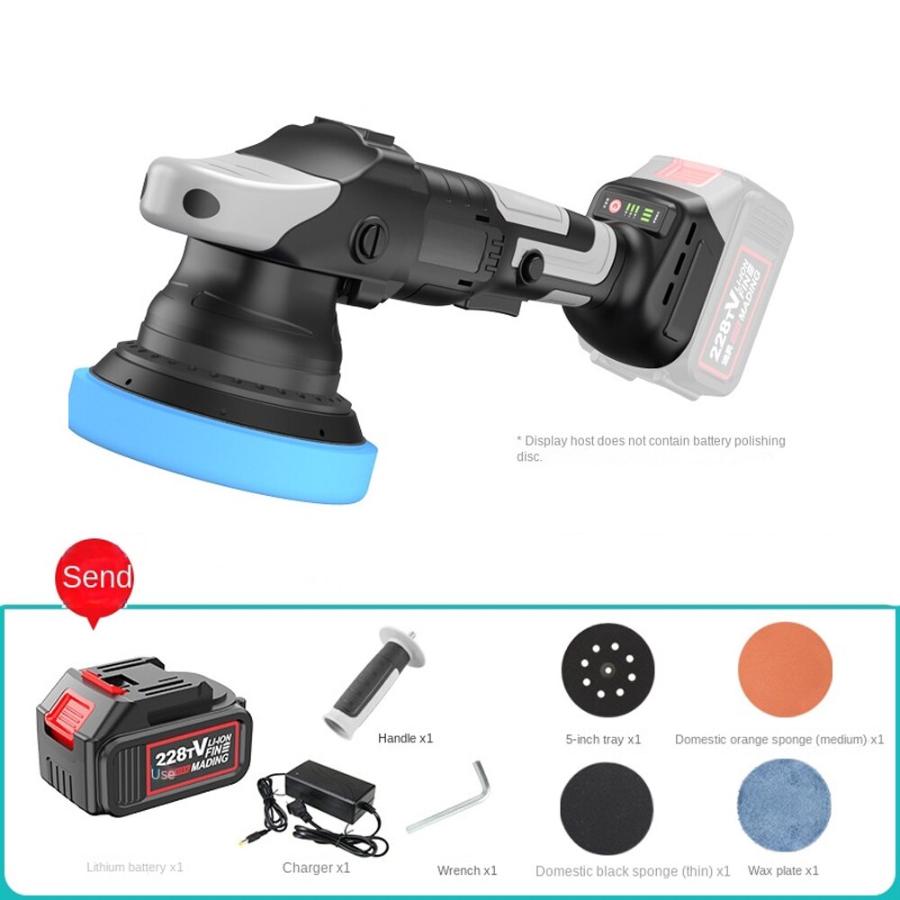 

Беспроводной автомобильный полировальный аппарат, электрическая Беспроводная Автомобильная полировальная машина для красоты, бесшумная Регулируемая Автомобильная полировальная машинка с 3 скоростями, набор для очистки воском
