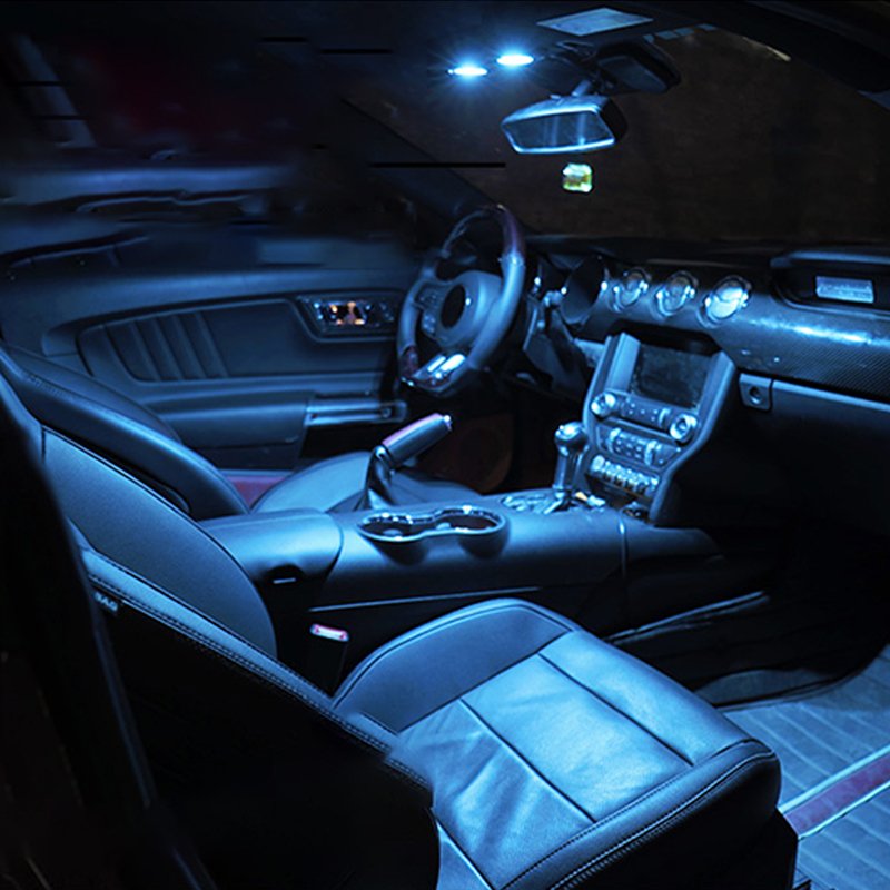 

Для Ford Mustang 2010-2012 2013 2014 2015 2016 2017 2018 3 шт. 12 В без ошибок Автомобильные светодиодные лампы для чтения Лампы для багажника Аксессуары