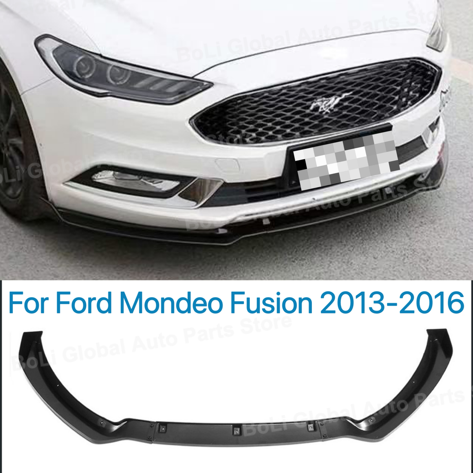 

Сплиттер для переднего бампера автомобиля, губа для Ford Mondeo Fusion 2013 14 15 16, защитный диффузор для спойлера, комплект защитных чехлов, внешние аксессуары