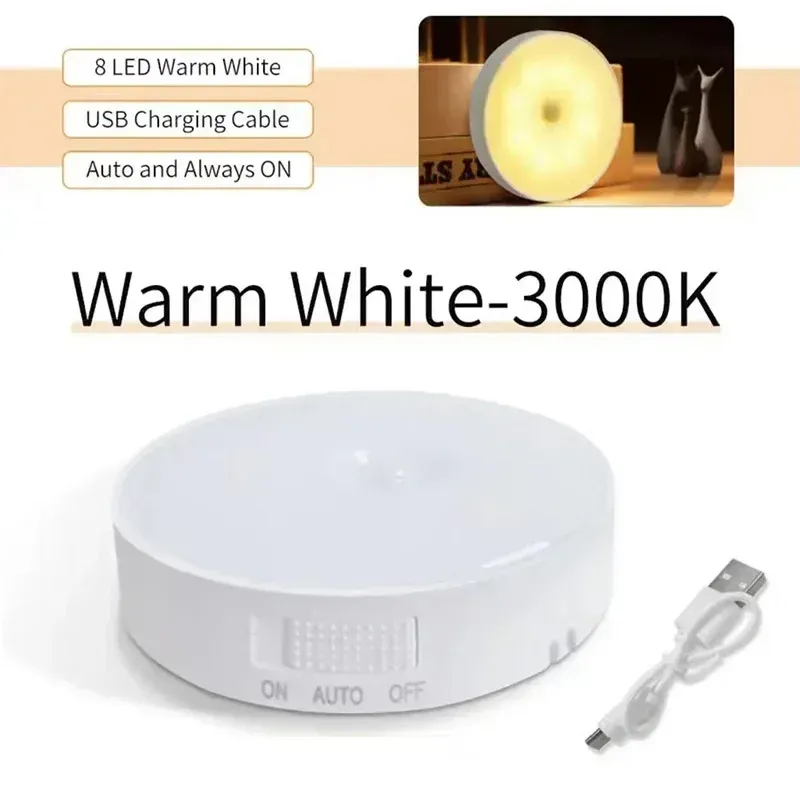 

Ночник PIR супер-cheese USB rechargeable