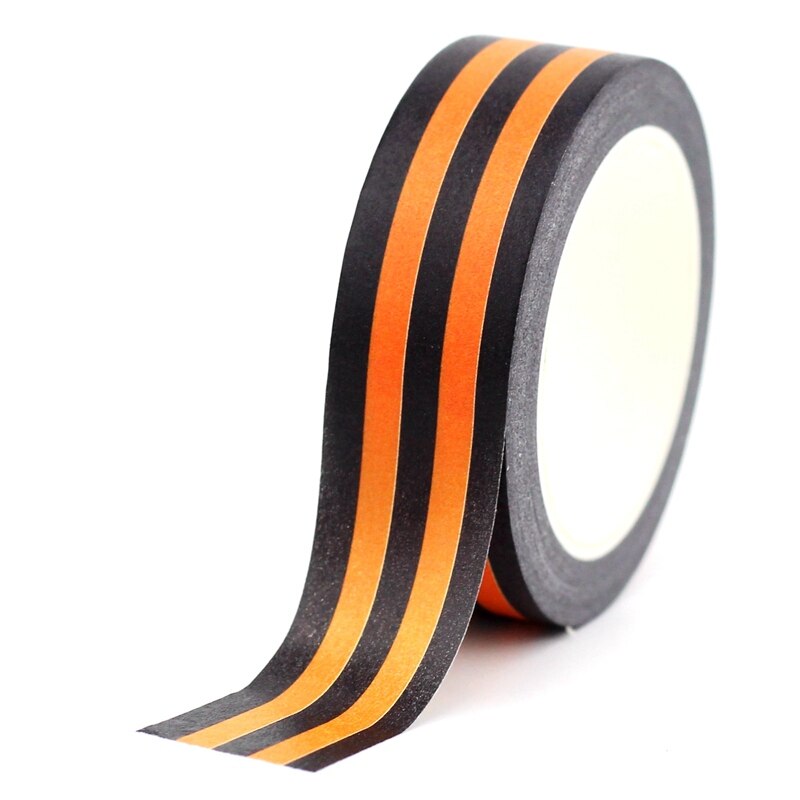 

Декоративная лента GREATHOPE WASHI TAPE оранжевая 10 м