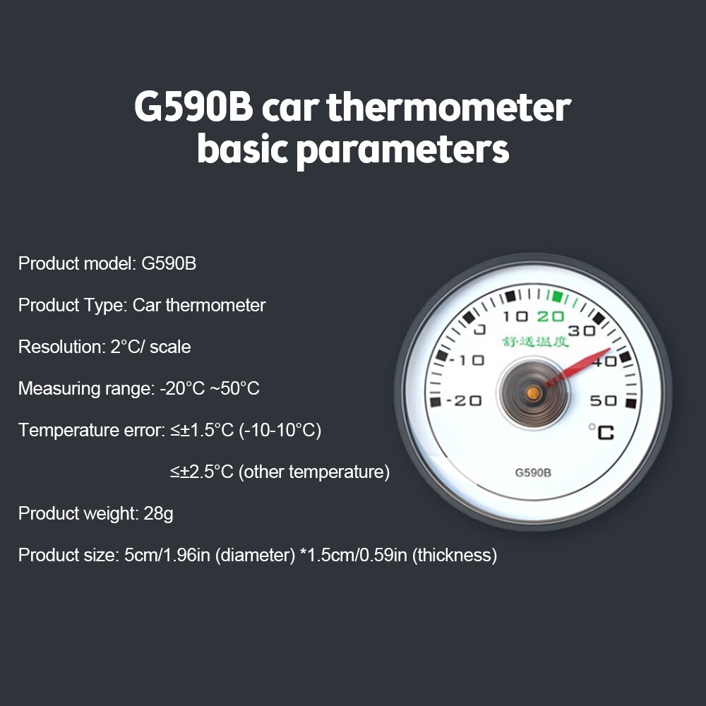 

Термометр Gaqqee 50 мм