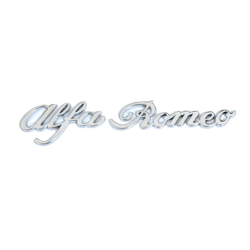 

Металлические наклейки с буквенным логотипом Alfa Romeo для Giulia Stelvio Giulietta 147 159 Spider Brera, внешние аксессуары, украшение