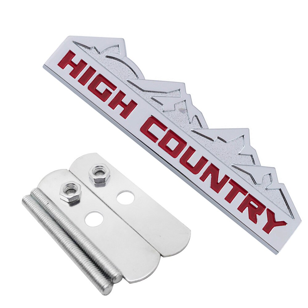 

Автоматическая эмблема передней решетки для Jeep High Country 4x4 Grand Cherokee Commander Compass Liberty Wrangler Rubicon Snow Moutain Decor