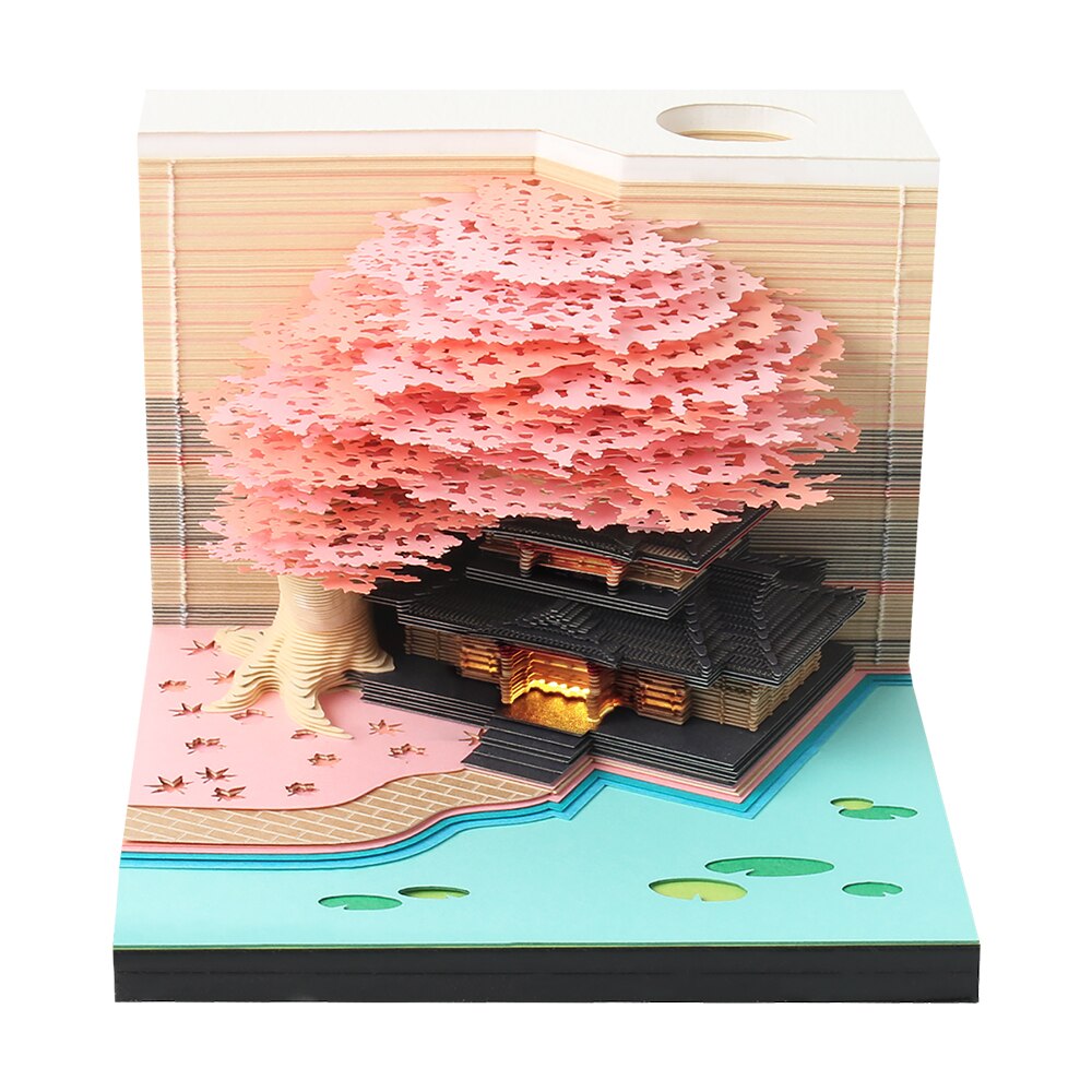 

Блокнот Sweet Made Omoshiroi Block 3D Королевский сад