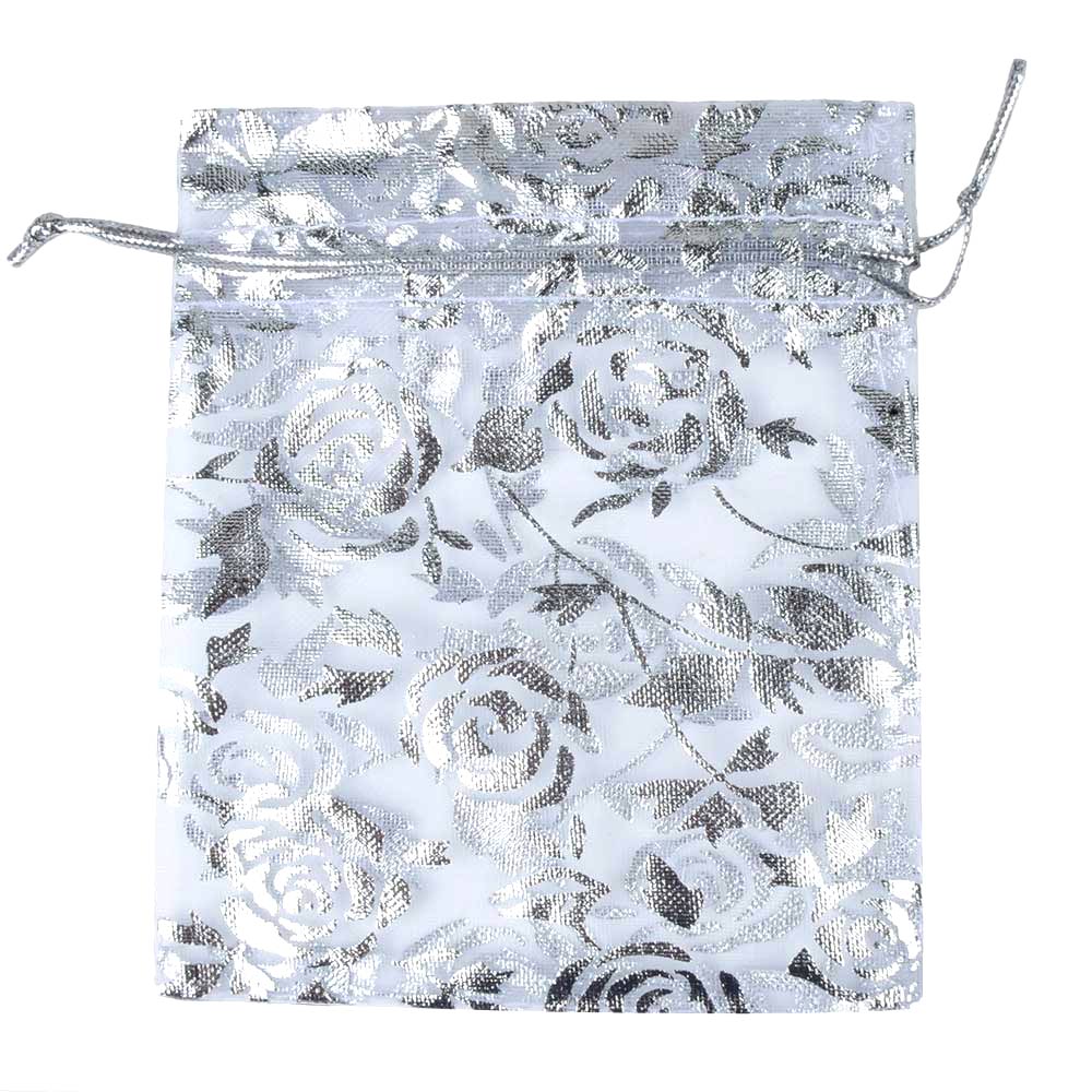 

Подарочные сумки из органзы Rose Print