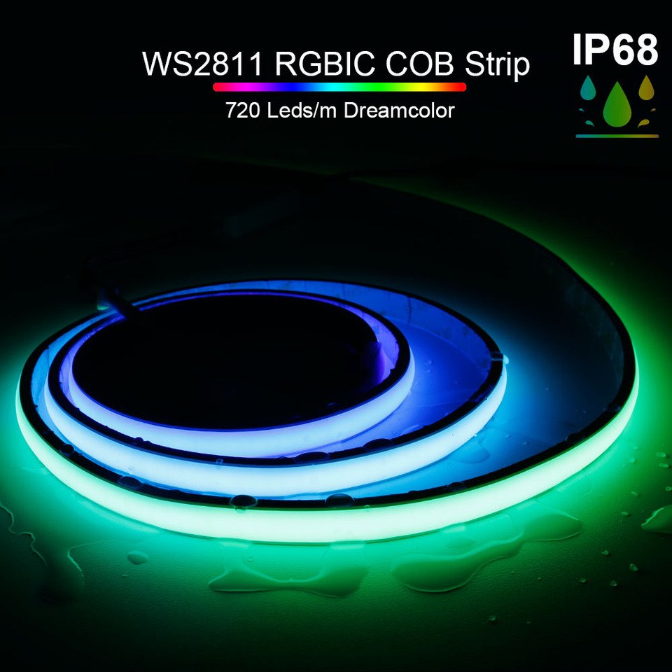 

TNALANT RGBIC Светодиодная лента WS2811 720 светодиодов/м DC24V
