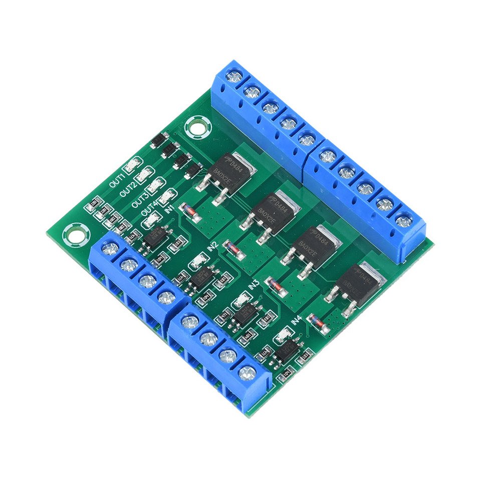

4-канальный модуль MOSFET, печатная плата усилителя, ШИМ-оптопара, изолированная плата драйвера, контроллер импульсного триггера