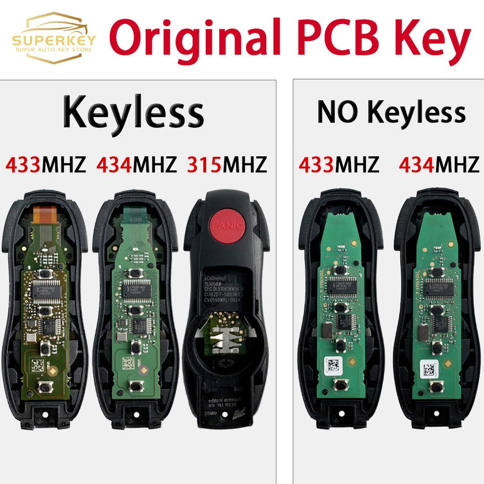 

Оригинальная печатная плата SUPERKEY для Porsche Cayenne Panamera Macan Boxster Cayman 911 958 7953P 315 МГц 433 МГц 434 МГц умный ключ от ключа