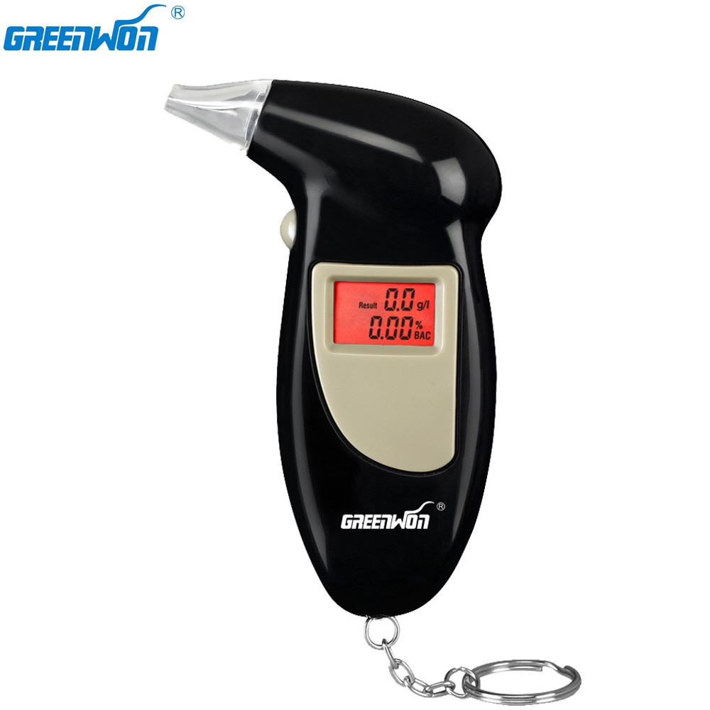 

GREENWON 68S тестер алкоголя цифровой детектор алкоголя алкотестер полицейский альготестер дисплей с подсветкой белый ящик без руководства