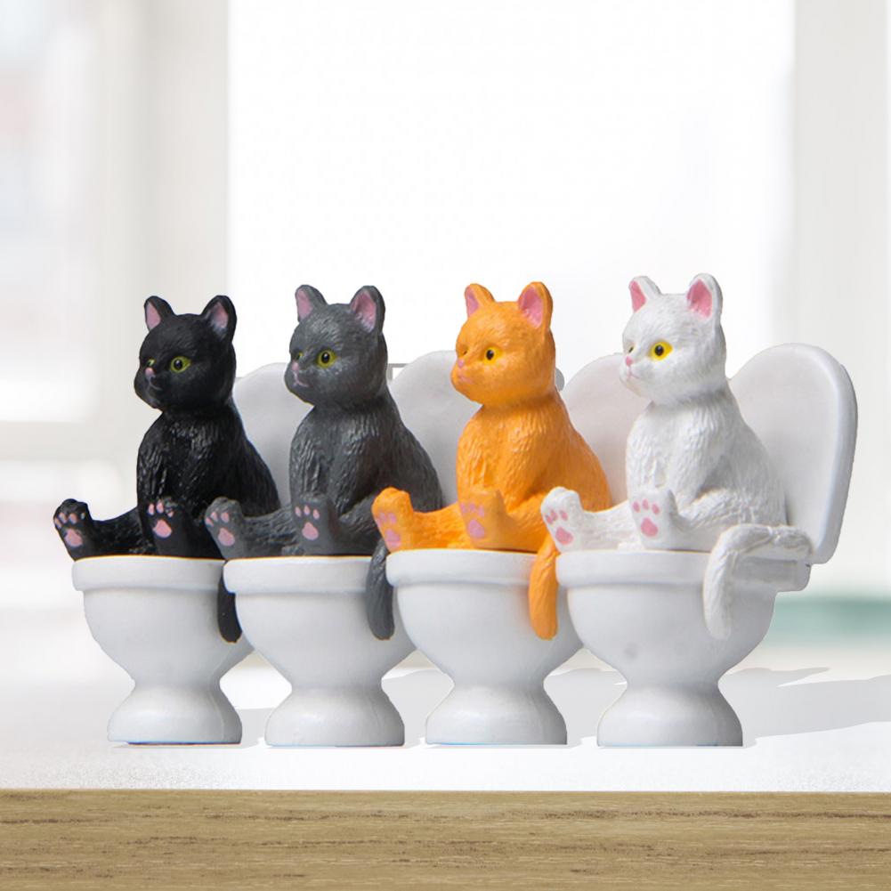 

Миниатюрная фигурка кошки из ПВХ