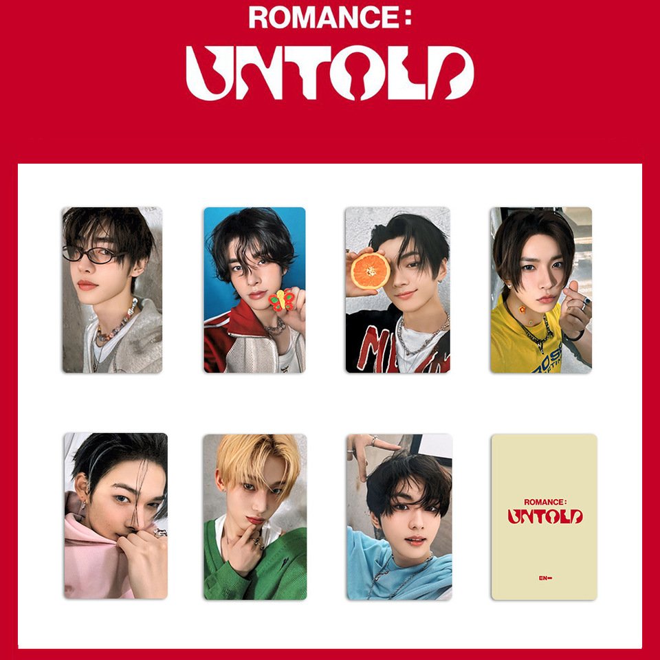 

7 шт./компл. карты Boy Idol Lomo, новая серия, ROMANCE UNTOLD, открытки высокого качества, HD печать, фотокарточки, коллекция для фанатов, подарки