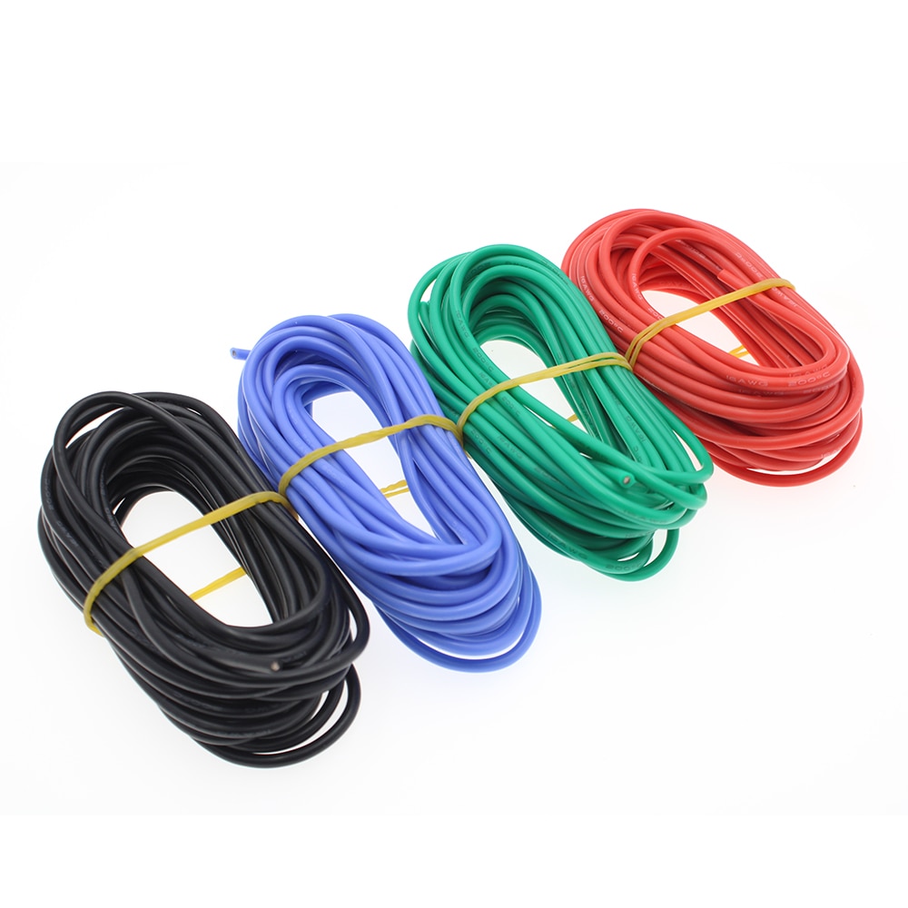 

Силиконовые кабели Three-phase line 12AWG-26AWG