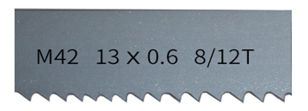

Биметаллические ленточные пилы NoEnName_Null M42 13x0.6/19x0.9 мм 1085-3350 мм