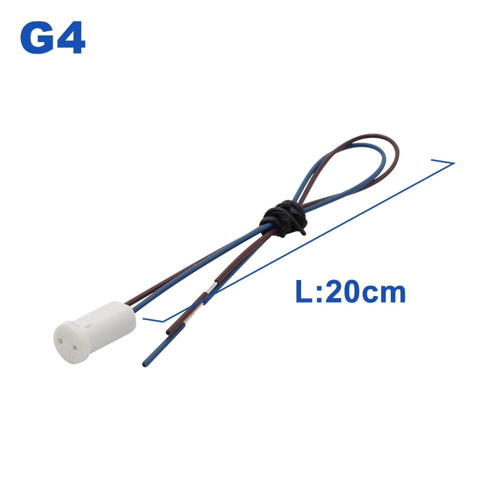 

4 шт./лот GU5.3 GU10 Цоколь для лампы MR16 G4 T8 патрон для лампы провод соединитель Адаптер E27 E14 Электрический светильник керамический патрон для лампы