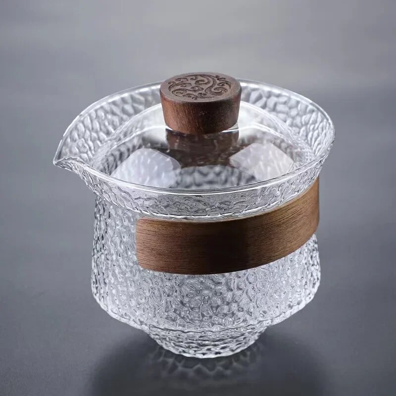 

Стеклянный чайный сервиз Gaiwan OIMG
