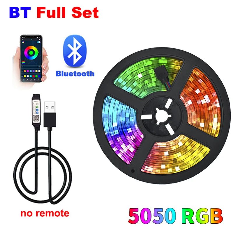 

RGB Светодиодная лента MNVN Bluetooth 1-20 м