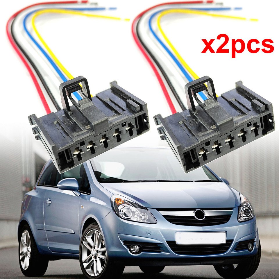 

2 шт. для OPEL Vauxhall Corsa D E Adam, двигатель вентилятора отопителя, резистор, жгут проводов, разъем, ремонтный кабель 95508692