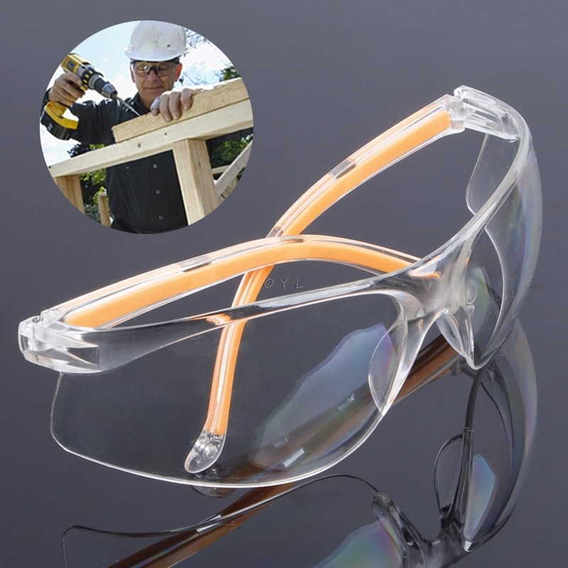 

Защитные очки Safety Goggles прозрачные+желтые