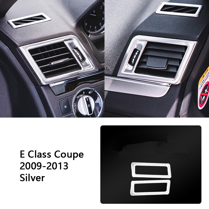 

Ободковая декоративная рамка из нержавеющей стали для кондиционера Mercedes Benz E Class Coupe W207 C207 2009-2013