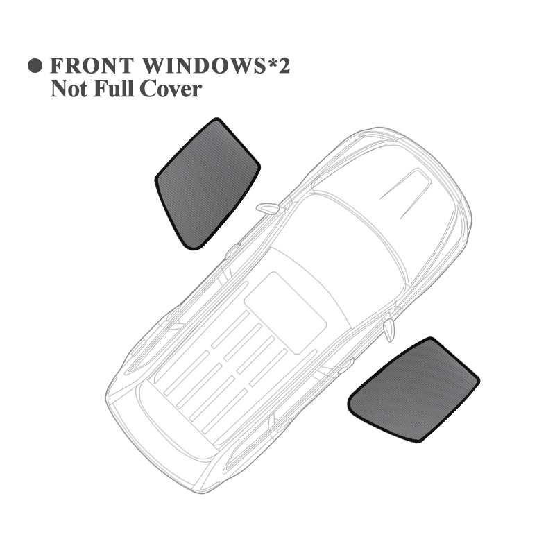 

Для Ford RANGER T6 2012-2022 Пикап Магнитный автомобильный солнцезащитный козырек Переднее и заднее лобовое стекло Рамка Занавеска Боковое окно Солнцезащитный козырек