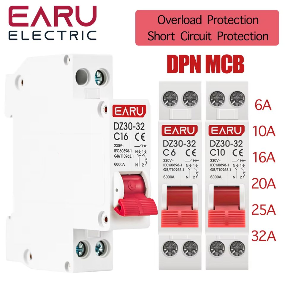 

Мини автоматический выключатель EARUELECTRIC DPN-32