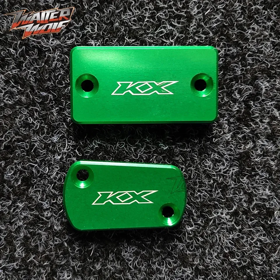 

Передняя и задняя крышка тормозной жидкости для KAWASAKI KX 125 250 250F 450F 450 KX125 KX250, аксессуары для мотоциклов, крышка резервуара, двигатель